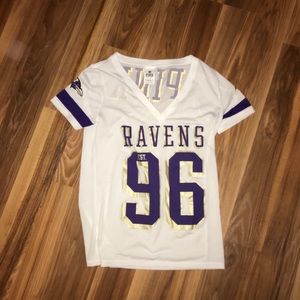 Pink Victoria Secret Ravens Jersey Top